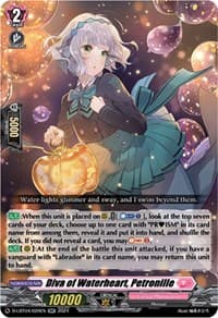 Diva of Waterheart, Petronille - D-LBT04: Lyrical Monasterio ~Trick or Trick!~ - Cardfight Vanguard card