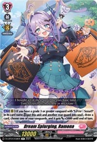Dream Splurging, Ramona - D-LBT04: Lyrical Monasterio ~Trick or Trick!~ - Cardfight Vanguard card