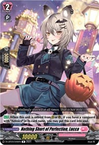 Nothing Short of Perfection, Lucca - D-LBT04: Lyrical Monasterio ~Trick or Trick!~ - Cardfight Vanguard card