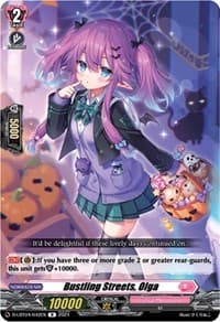 Bustling Streets, Olga - D-LBT04: Lyrical Monasterio ~Trick or Trick!~ - Cardfight Vanguard card