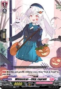 Whimsical Skip, Lopraht - D-LBT04: Lyrical Monasterio ~Trick or Trick!~ - Cardfight Vanguard card