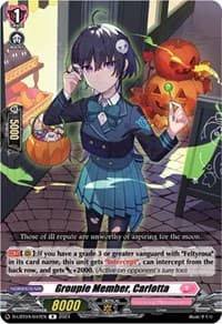 Groupie Member, Carlotta - D-LBT04: Lyrical Monasterio ~Trick or Trick!~ - Cardfight Vanguard card