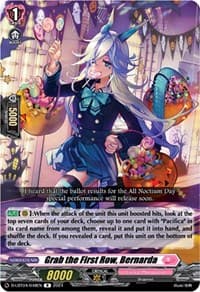 Grab the First Row, Bernarda - D-LBT04: Lyrical Monasterio ~Trick or Trick!~ - Cardfight Vanguard card