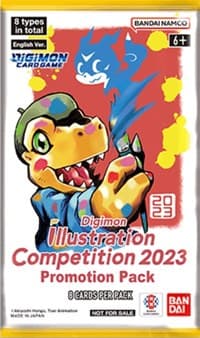 Digimon Illustration Competition Pack 2023 - Digimon Promotion Cards - Digimon Card Game card