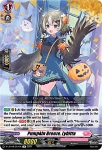 Pumpkin Breeze, Lybitta - D-LBT04: Lyrical Monasterio ~Trick or Trick!~ - Cardfight Vanguard card