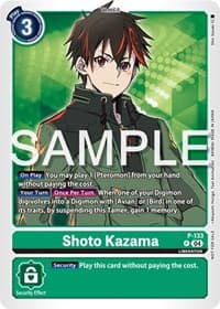 Shoto Kazama (Digimon Liberator Promotion Pack) - Digimon Promotion Cards - Digimon Card Game card