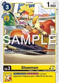Shoemon (Digimon Liberator Promotion Pack) - Digimon Promotion Cards - Digimon Card Game card