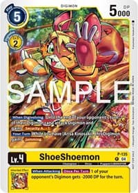 ShoeShoemon (Digimon Liberator Promotion Pack) - Digimon Promotion Cards - Digimon Card Game card