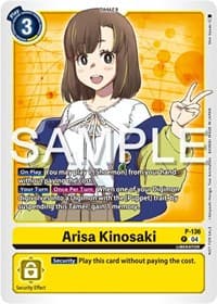 Arisa Kinosaki (Digimon Liberator Promotion Pack) - Digimon Promotion Cards - Digimon Card Game card
