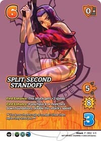 Split-Second Standoff (Challenger Series Launch Event) - UniVersus Promos - UniVersus card