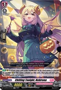 Chilling Tonight, Nebirona - D-LBT04: Lyrical Monasterio ~Trick or Trick!~ - Cardfight Vanguard card