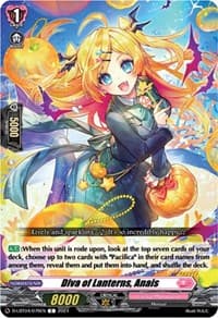 Diva of Lanterns, Anais - D-LBT04: Lyrical Monasterio ~Trick or Trick!~ - Cardfight Vanguard card