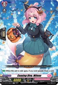 Coaxing Diva, Milene - D-LBT04: Lyrical Monasterio ~Trick or Trick!~ - Cardfight Vanguard card