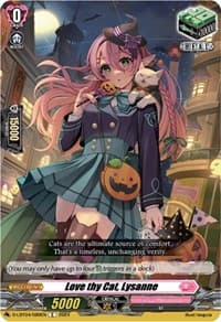Love thy Cat, Lysanne - D-LBT04: Lyrical Monasterio ~Trick or Trick!~ - Cardfight Vanguard card
