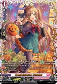 Prank Explorer, Crispina (FFR) - D-LBT04: Lyrical Monasterio ~Trick or Trick!~ - Cardfight Vanguard card