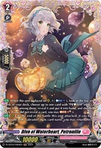 Diva of Waterheart, Petronille (FR) - D-LBT04: Lyrical Monasterio ~Trick or Trick!~ - Cardfight Vanguard card
