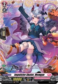 Impulsive Skater, Mewgyn (FR) - D-LBT04: Lyrical Monasterio ~Trick or Trick!~ - Cardfight Vanguard card