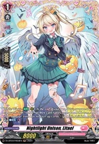 Nightlight Unison, Litael (FR) - D-LBT04: Lyrical Monasterio ~Trick or Trick!~ - Cardfight Vanguard card