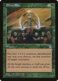 Elven Rite - Stronghold - Magic: The Gathering card