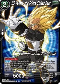 SS Vegeta, the Prince Strikes Back (2023 Championship Finals Celebration Pack) - Tournament Promotion Cards - Dragon Ball Super: Masters card
