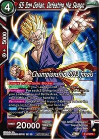 SS Son Gohan, Defeating the Demon (2023 Championship Finals Celebration Pack) - Tournament Promotion Cards - Dragon Ball Super: Masters card