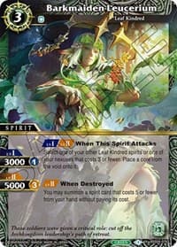Barkmaiden Leucerium - Savior of Chaos - Battle Spirits Saga card