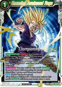 Uneasing Awakened Rage (2023 Championship Finals Celebration Pack Deluxe Set) - Tournament Promotion Cards - Dragon Ball Super: Masters card