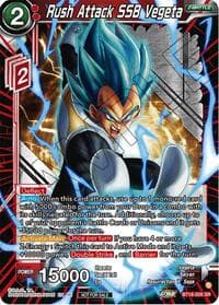Rush Attack SSB Vegeta (2023 Championship Finals Zenkai Premium Pack) - Tournament Promotion Cards - Dragon Ball Super: Masters card