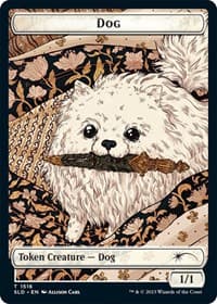Dog // Cat Double-Sided Token - Secret Lair Drop Series - Magic: The Gathering card