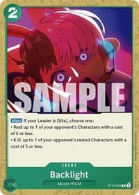 Backlight - ST-11: Starter Deck 11 Uta - One Piece Card Game card