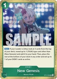 New Genesis - ST-11: Starter Deck 11 Uta - One Piece Card Game card