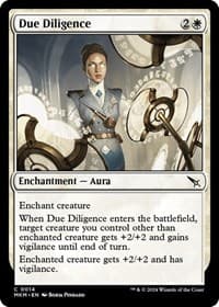 Due Diligence - Murders at Karlov Manor - Magic: The Gathering card
