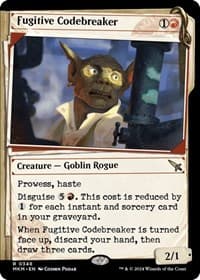 Fugitive Codebreaker (Showcase) - Murders at Karlov Manor - Magic: The Gathering card