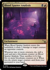 Blood Spatter Analysis - Murders at Karlov Manor - Magic: The Gathering card