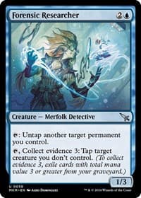 Forensic Researcher - Murders at Karlov Manor - Magic: The Gathering card