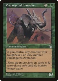Endangered Armodon - Stronghold - Magic: The Gathering card