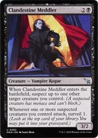 Clandestine Meddler (a) - Murders at Karlov Manor - Magic: The Gathering card