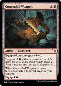 Concealed Weapon - Murders at Karlov Manor - Magic: The Gathering card