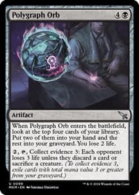 Polygraph Orb - Murders at Karlov Manor - Magic: The Gathering card