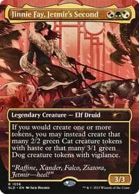 Jinnie Fay, Jetmir's Second (Display Commander) - Thick Stock - Secret Lair Drop Series - Magic: The Gathering card