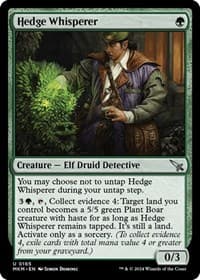 Hedge Whisperer - Murders at Karlov Manor - Magic: The Gathering card
