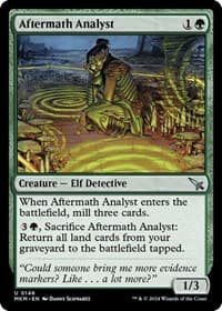 Aftermath Analyst - Murders at Karlov Manor - Magic: The Gathering card