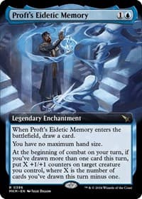 Proft's Eidetic Memory (Extended Art) - Murders at Karlov Manor - Magic: The Gathering card