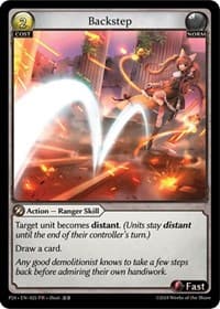 Backstep - Promotional Cards - Grand Archive TCG card