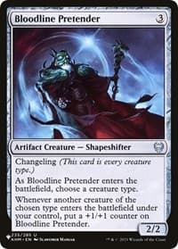 Bloodline Pretender - The List Reprints - Magic: The Gathering card