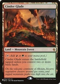 Cinder Glade - The List Reprints - Magic: The Gathering card