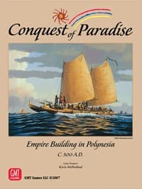 Conquest of Paradise Board Game - GMT Games - Boardgames card
