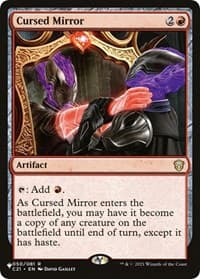 Cursed Mirror - The List Reprints - Magic: The Gathering card
