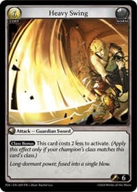 Heavy Swing - Promotional Cards - Grand Archive TCG card