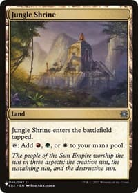 Jungle Shrine (E02) - The List Reprints - Magic: The Gathering card